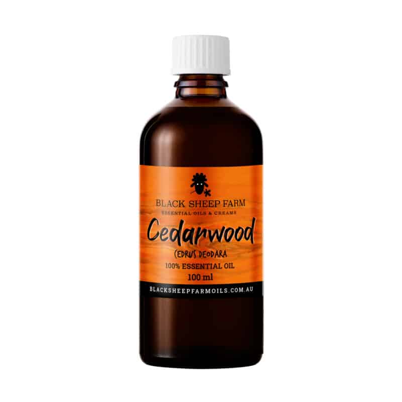100% Pure Cedarwood Essential Oil, Junipers Virginiania 100ml - Black Sheep Farm