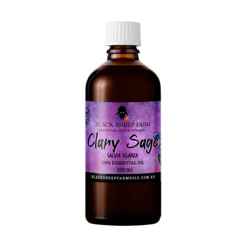 100% Pure Clary Sage Essential Oil, Salvia Sclarea 100ml - Black Sheep Farm