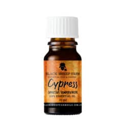 100% Pure Cypress Essential Oil, Cupressus Sempervirens 10ml - Black Sheep Farm