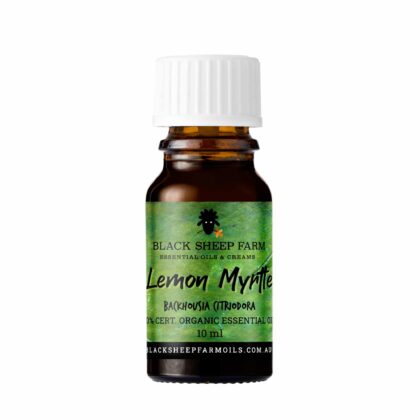 100% Pure Lemon Myrtle Essential Oil, Backhousia Citriodora, cert. organic 10ml - Black Sheep Farm
