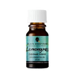Lemongrass Essential Oil, Cymbopogan Flexuosus 10ml - Black Sheep Farm