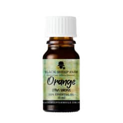 100% Orange Essential Oil, Citrus Sinensis 10ml - Black Sheep Farm
