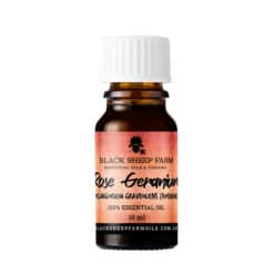 100% Pure Rose Geranium Essential Oil, Pelargonium Graveolens (roseum) 10ml - Black Sheep Farm