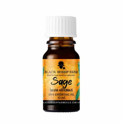 100% Pure Sage Essential Oil, Salvia officinalis 10ml - Black Sheep Farm