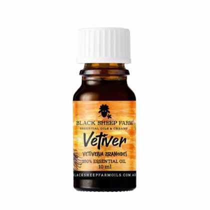 100% Pure Vetiver Essential Oil, Vetiveria Zizanoides 10ml - Black Sheep Farm