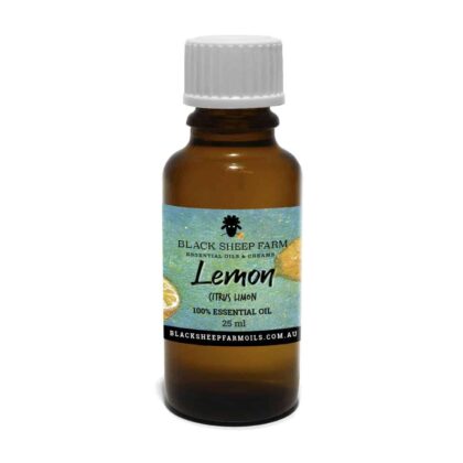 100% Pure Lemon Essential Oil, Citrus Limon 25ml - Black Sheep Farm DO NOT TAKE INTERNALLY