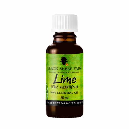 Lime Essential Oil, Citrus Aurantifolia 25ml - Black Sheep Farm
