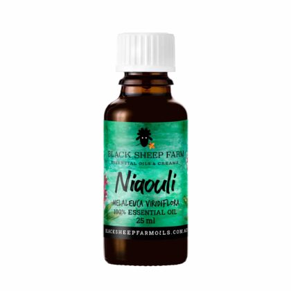 100% Niaouli Essential Oil, Melaleuca Viridiflora 25ml - Black Sheep Farm