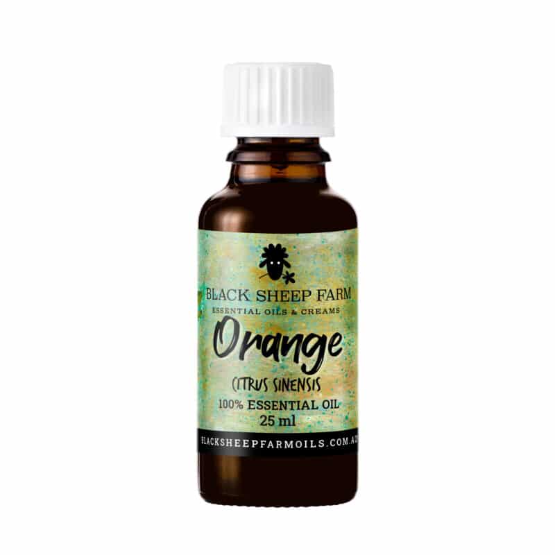 100% Orange Essential Oil, Citrus Sinensis 25ml - Black Sheep Farm