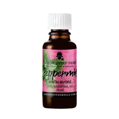 100% Peppermint Essential Oil, Mentha piperita 25ml - Black Sheep Farm