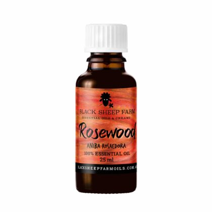 100% Rosewood Essential Oil, Aniba rosaeodora 25ml - Black Sheep Farm