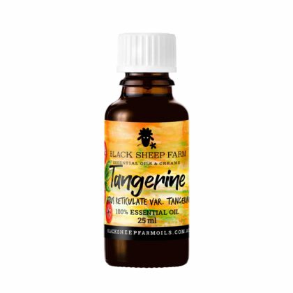 100% Tangerine Essential Oil, Citrus Reticulate 25ml - Black Sheep Farm