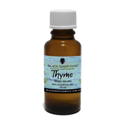 100% Pure Thyme Essential Oil, Thymus vulgaris 25ml - Black Sheep Farm