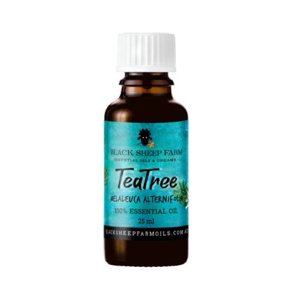 100% Pure Tea Tree Essential Oil, Melaleuca Alternifolia 25ml - Black Sheep Farm