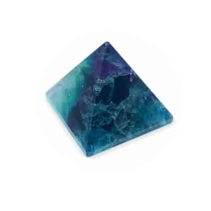 Rainbow Fluorite Pyramid Large