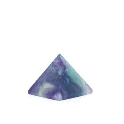 Rainbow Fluorite Pyramid Medium