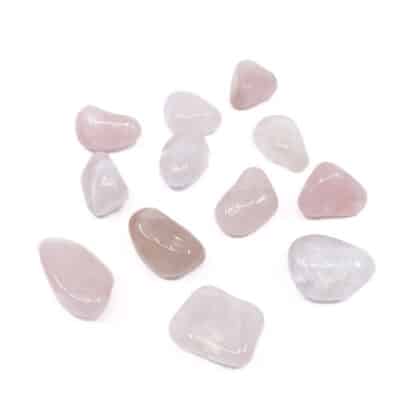 Rose Quartz Tumbled Stones - A Grade