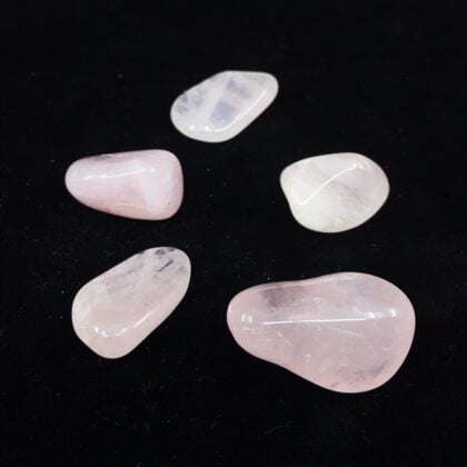 Rose Quartz Tumbled Stones - A Grade