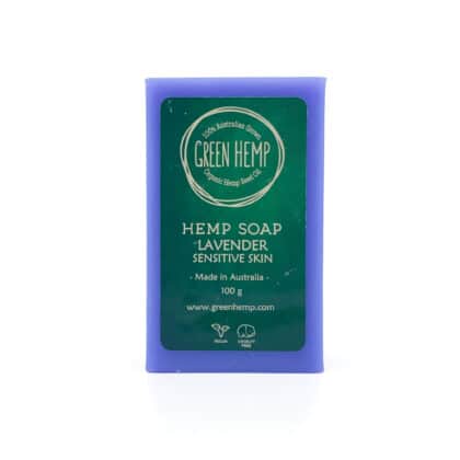 Green Hemp Soap Lavender 100g