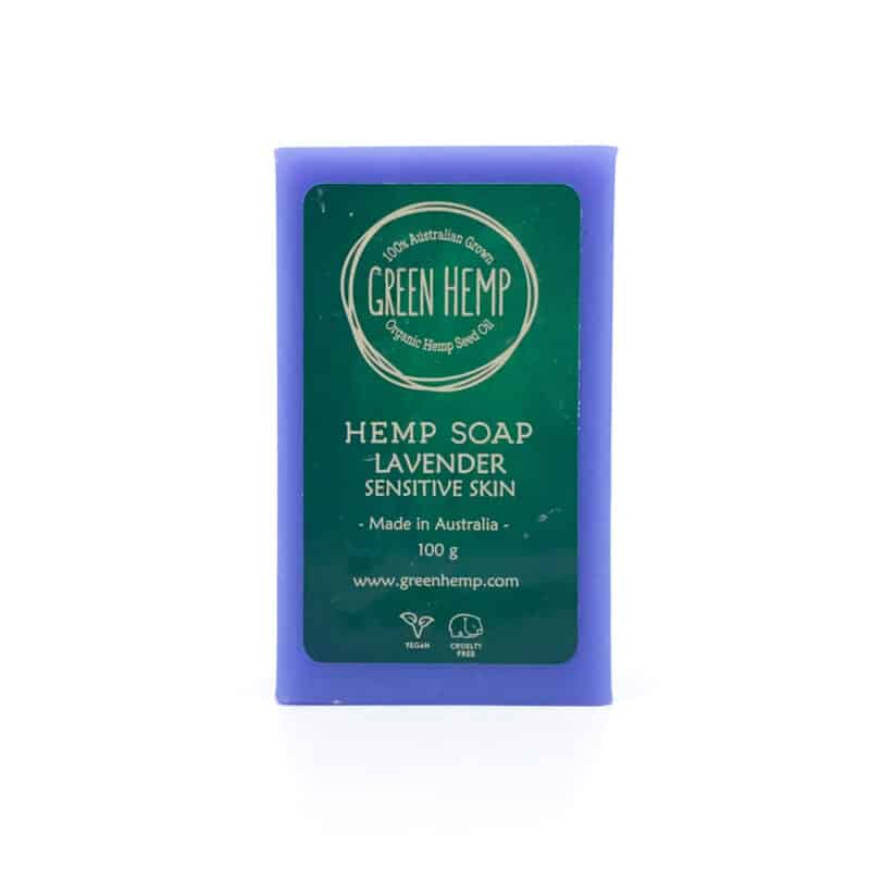 Green Hemp Soap Lavender 100g