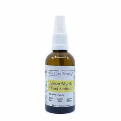Herb Temple Lemon Myrtle Hand Sanitiser 50ml