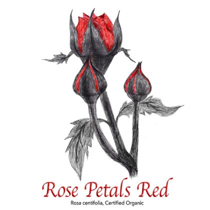 Red Rose Petals Organic