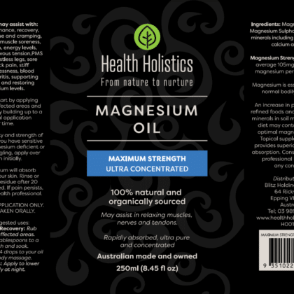 Magnesium Oil Spray ULTRA CONCENTRATED 250ml