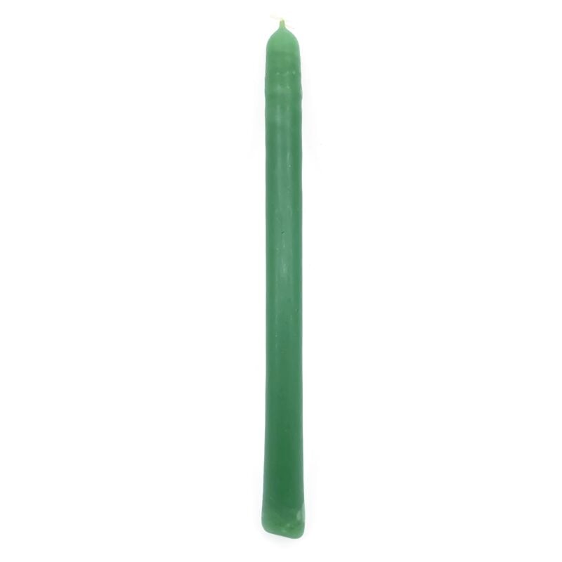 9hr Taper Candle Green - Nimbin Candles
