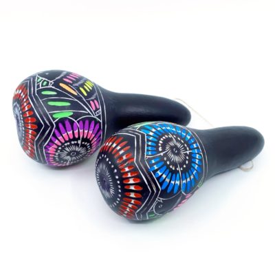 Colourful Kalabas - Gourd Maracas Large