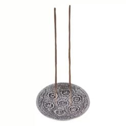 Silver Chakra Incense Burner