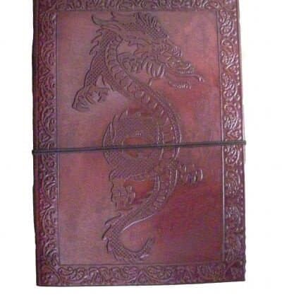 Medium Leather Journal - Dragon