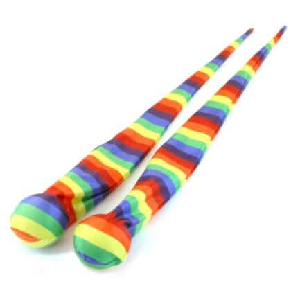 Silky Sock Poi Pair Rainbow