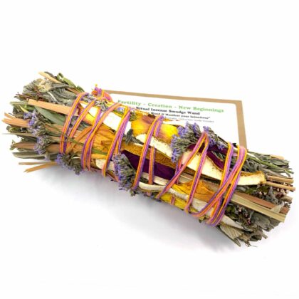 Fertility ~ Creation ~ New Beginnings Smudge Stick - With Good Intention