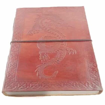 Large Leather Journal - Dragon