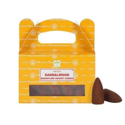 Satya Incense Cones Backflow SANDALWOOD