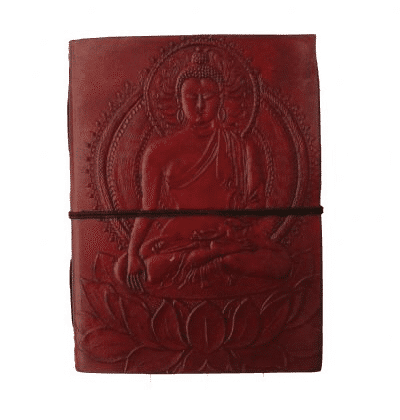 Medium Leather Journal - Buddha