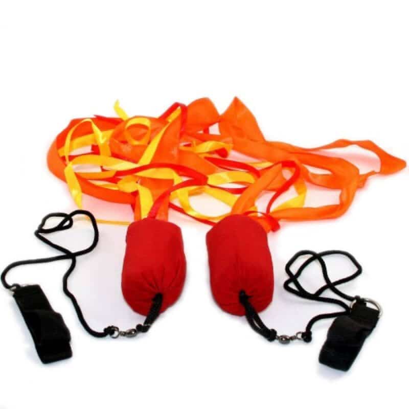 Ribbon Poi Red Head