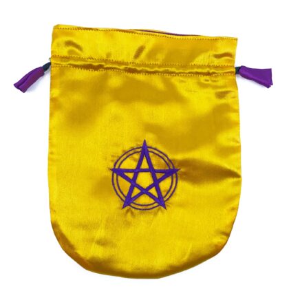 Satin Tarot Bag Pentagram