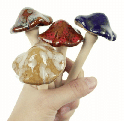 Ceramic Mushrooms Ornaments