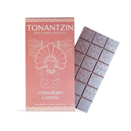 Tonantzin Chocolate Strawberry & Cashew 55g