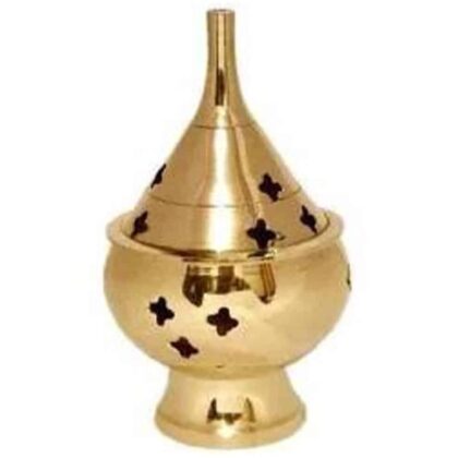 Brass Incense & Cone Burner on Stand