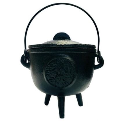 Cauldron Cast Iron With Lid Tree Of Life Large