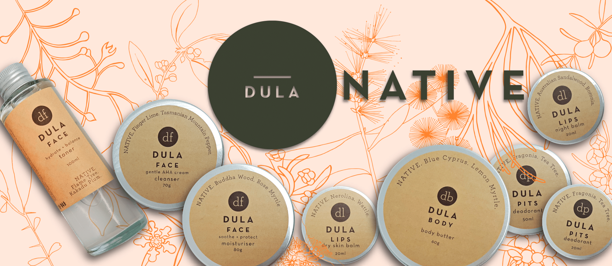Dula. Natural Vegan Skincare.