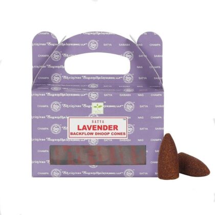 Satya Incense Cones Backflow LAVENDER