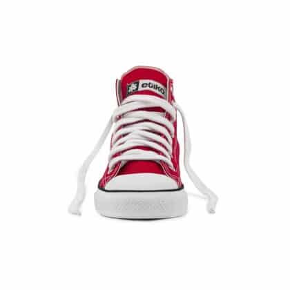 Etiko Sneakers Hitops Red (white trim)