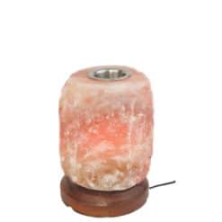 Himalayan Salt Lamp AROMATHERAPY Wood Base