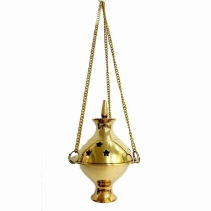 Brass Charcoal Hanging Censer Small 8cm