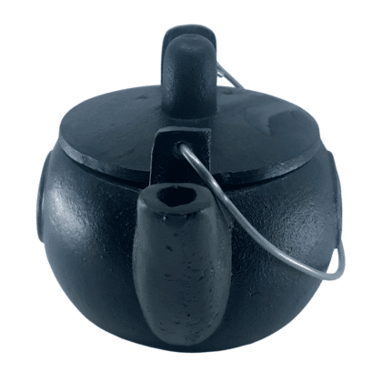 Cauldron Cast Iron Kettle with Lid PENTAGRAM Large