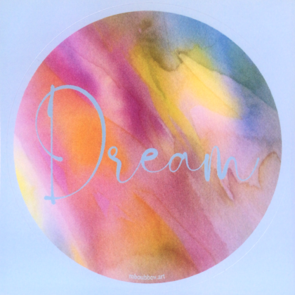 Dream Sticker by Milen Boubbov