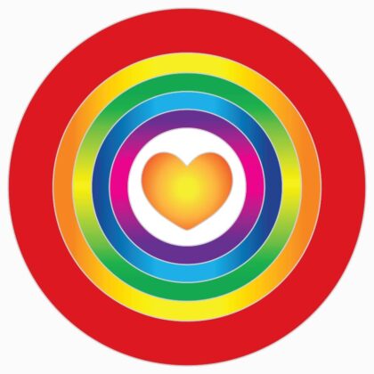 Magnet Rainbow Heart